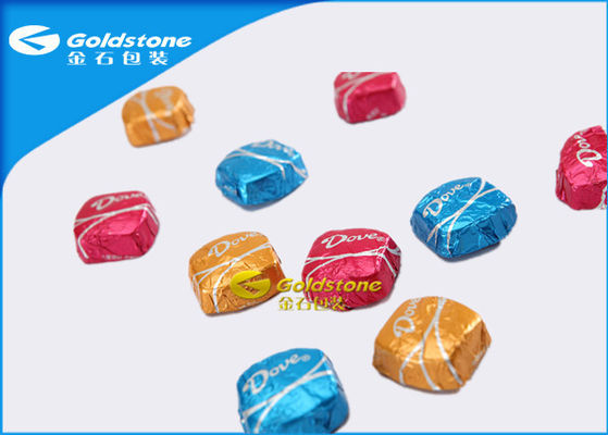 Food Grade Chocolate Wrapping Paper Aluminum Foil Paper For Candy / Chocolate Ball