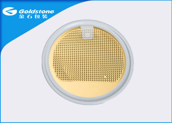 Milk Powder Peel Off Metal Can Lids Ends 80 - 90mic Aluminum Thickness