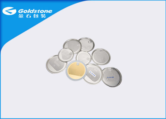 Dry Goods Metal Can Packaging Peel Off Ends With Aluminium Foil Lids