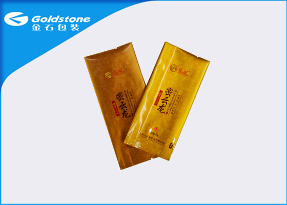 فویل آلومینیومی سیاه سفارشی کیف چای کیسه ای سه طرف مهر و موم و سطح درخشان
