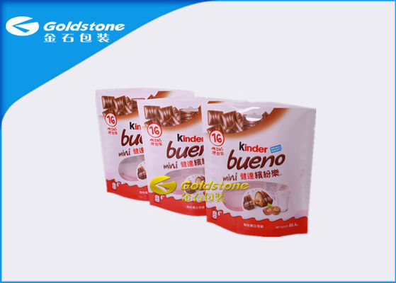 Anti Leakage Stand Up Pouch Packaging Bags With Straight Line Easy Peel Off